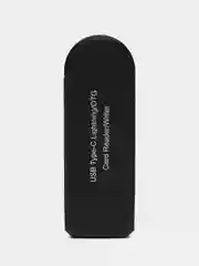 Белый картридер Type c, lightning, usb,microusb, картридер sd, microsd, универсальный картридер