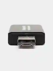Черный картридер Type c, lightning, usb,microusb, картридер sd, microsd, универсальный картридер
