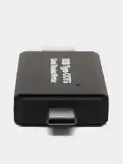 Золотой картридер Type c, lightning, usb,microusb, картридер sd, microsd, универсальный картридер