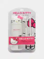 Белый набор зубных щёток с футляром Hello Kitty, My Melody, Kuromi щётка Куроми, Хэллоу Китти