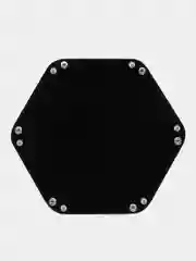 Черный dice Tray (Лоток для кубиков), коврик для дайсов, дайстрей, лоток для бросания кубиков днд