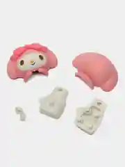 Розовый фигурка Куроми, Май Мелоди разборная, сборная модель Kuromi, My Melody, Hello Kitty