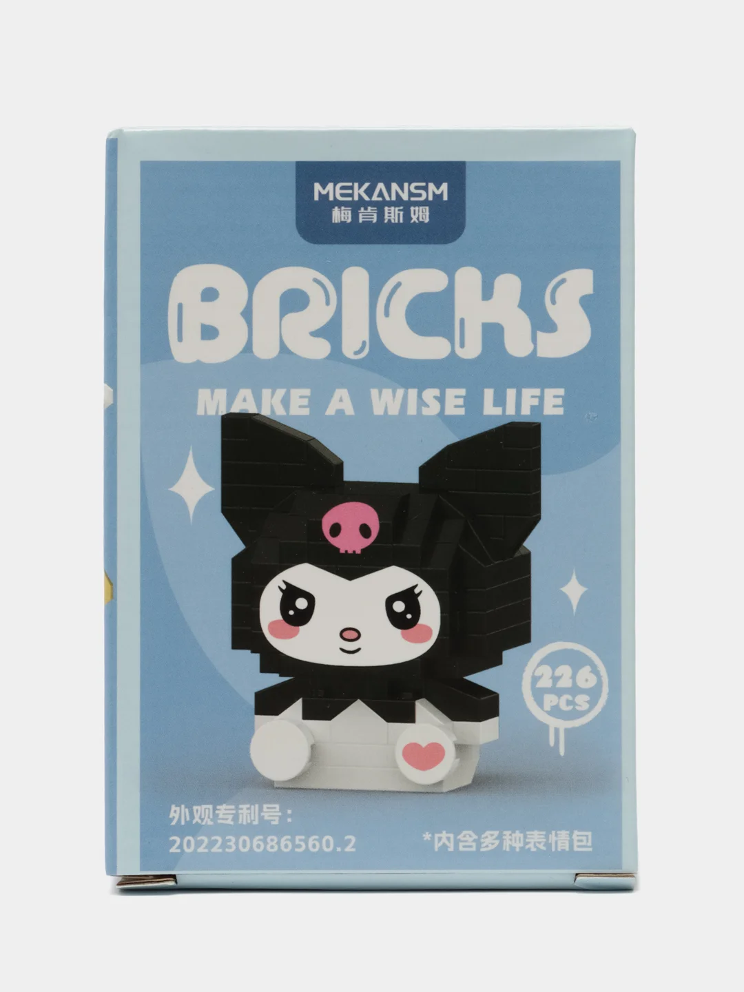 Вишнёвый конструктор аниме Куроми, Хэллоу Китти, Май Мелоди, Hello Kitty, My Melody, Kuromi