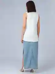 Белый жилет женский, классический