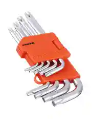 Набор ключей TORX-профиль 9 предметов (50х3 мм-125х9 мм)