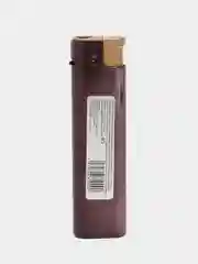 Коричневый зажигалка металлическая, газовая, автоген, заправляемая