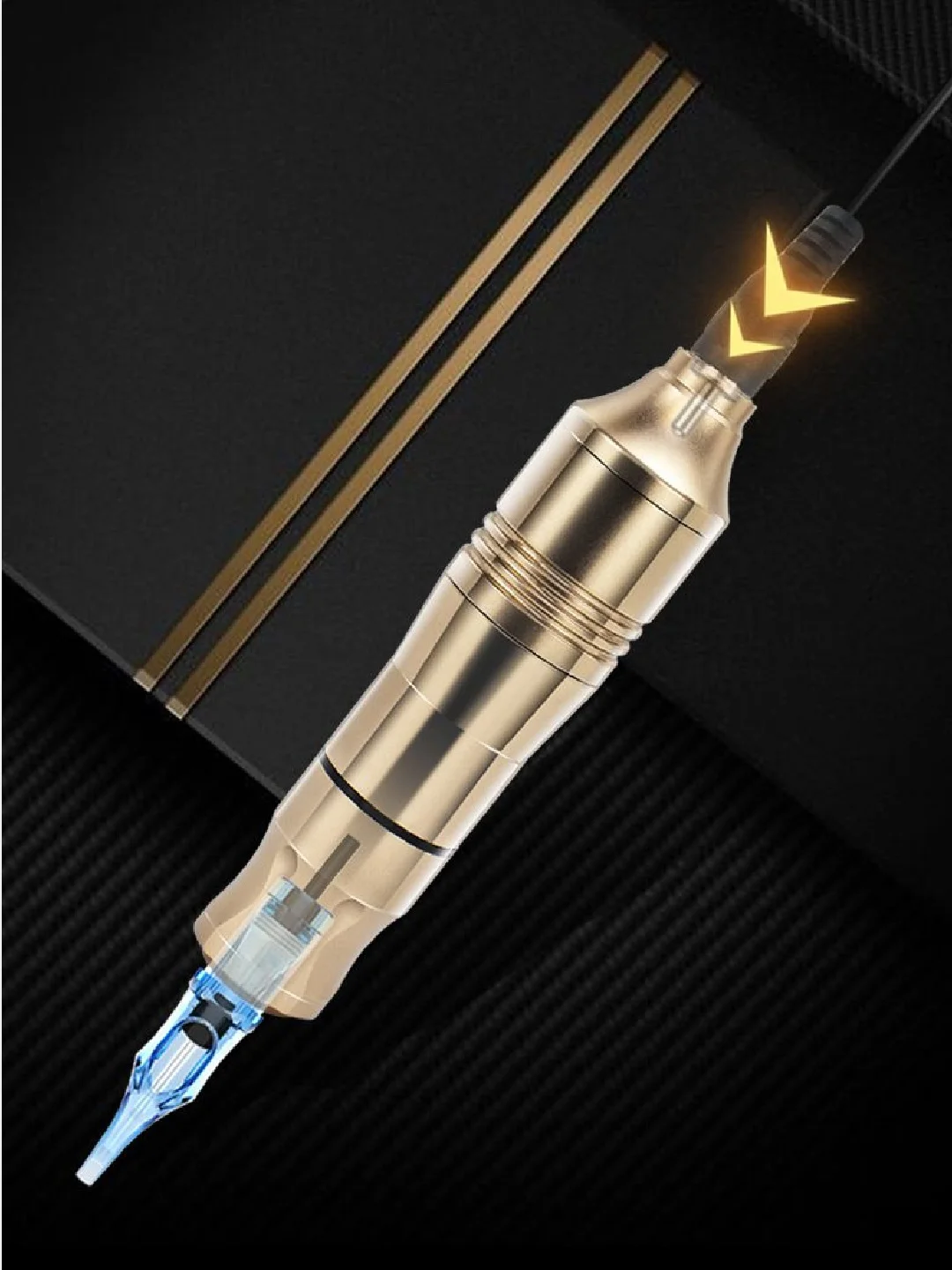 Машинка для тату, татуажа, клип корд, с RCA разъемом
