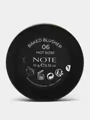 Розовый румяна запеченые NOTE Cosmetique Baked blusher