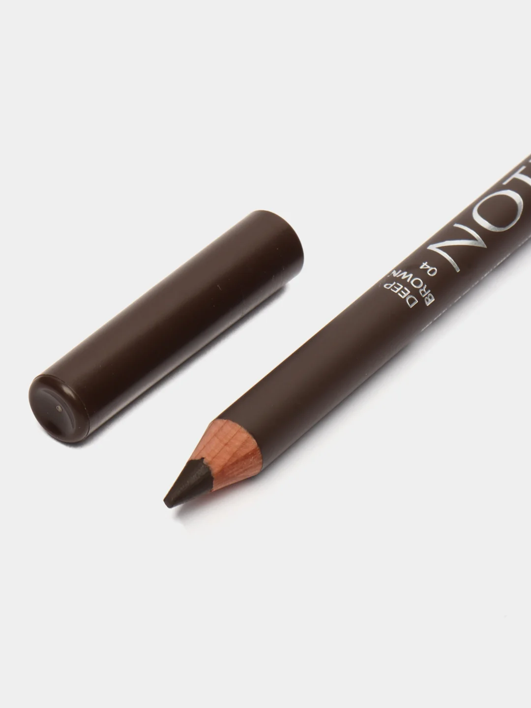Светло-коричневый карандаш для бровей стойкий Открытый взгляд NOTE Cosmetique natural look eyebrow pencil