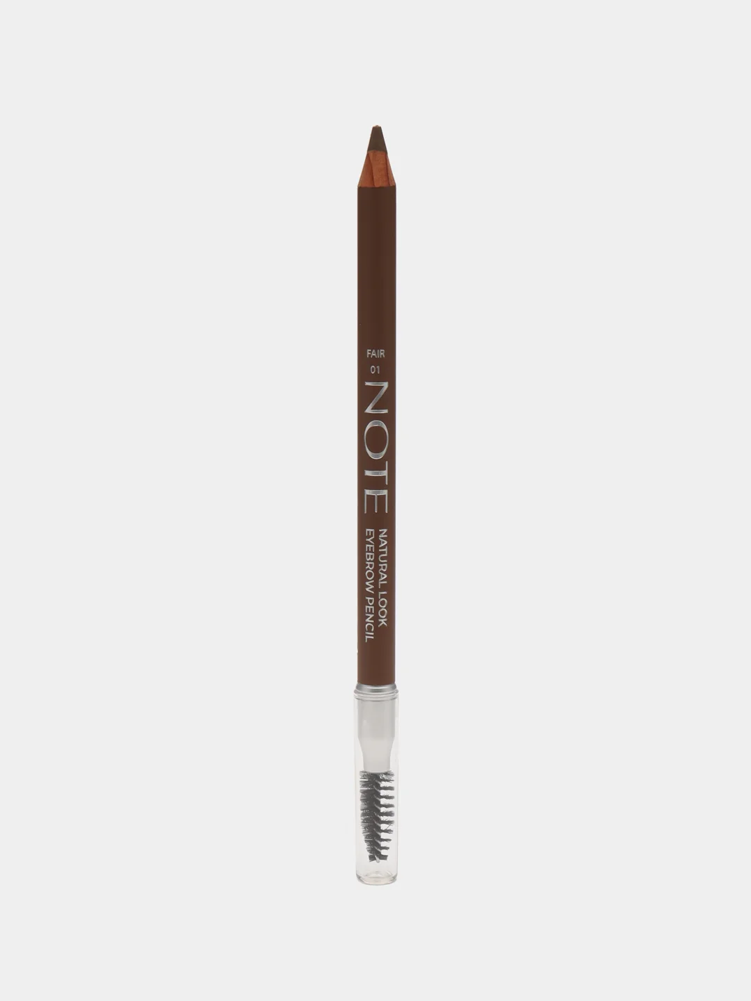 Светло-бежевый карандаш для бровей стойкий Открытый взгляд NOTE Cosmetique natural look eyebrow pencil