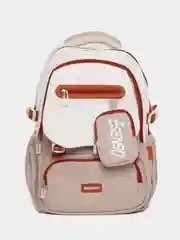 Бежевый рюкзак школьный, портфель, ранец, рюкзак повседневный Esenbo