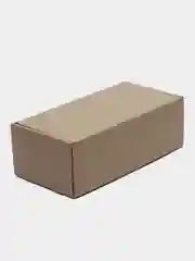 Коробка из гофрокартона, крафт, самосборная, для подарка и для хранения