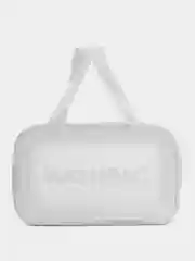 Белый сумка-косметичка органайзер Washbag для бассейнов, душа, лекарств (водонепроницаемая)
