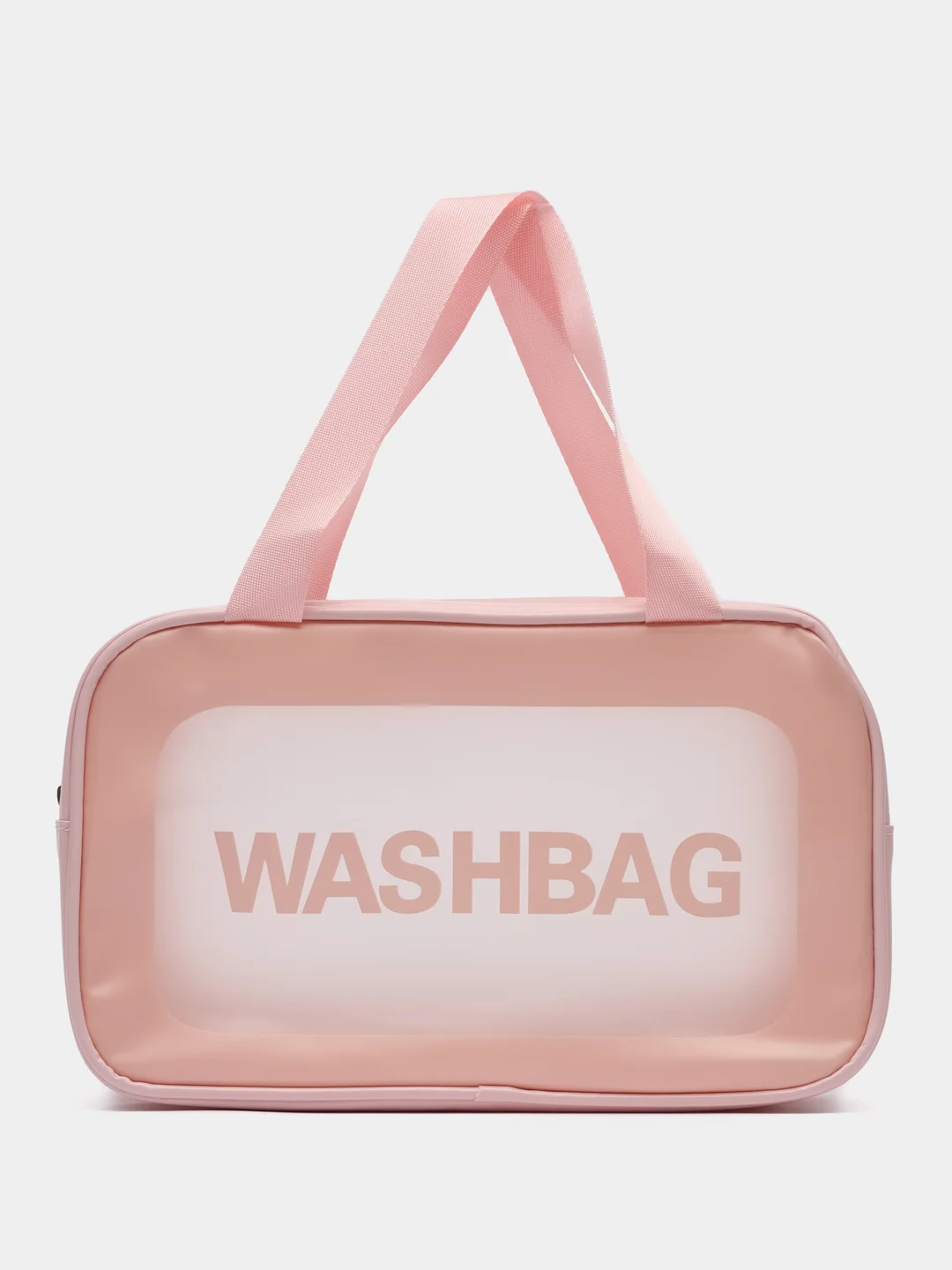 Розовый сумка-косметичка органайзер Washbag для бассейнов, душа, лекарств (водонепроницаемая)
