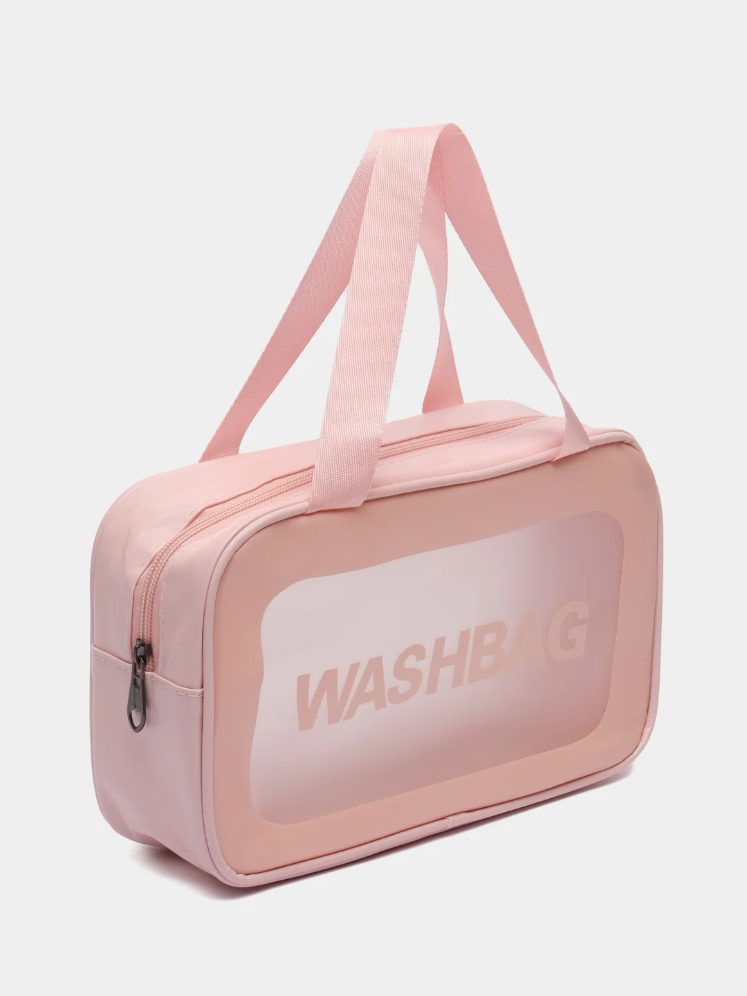 Розовый сумка-косметичка органайзер Washbag для бассейнов, душа, лекарств (водонепроницаемая)