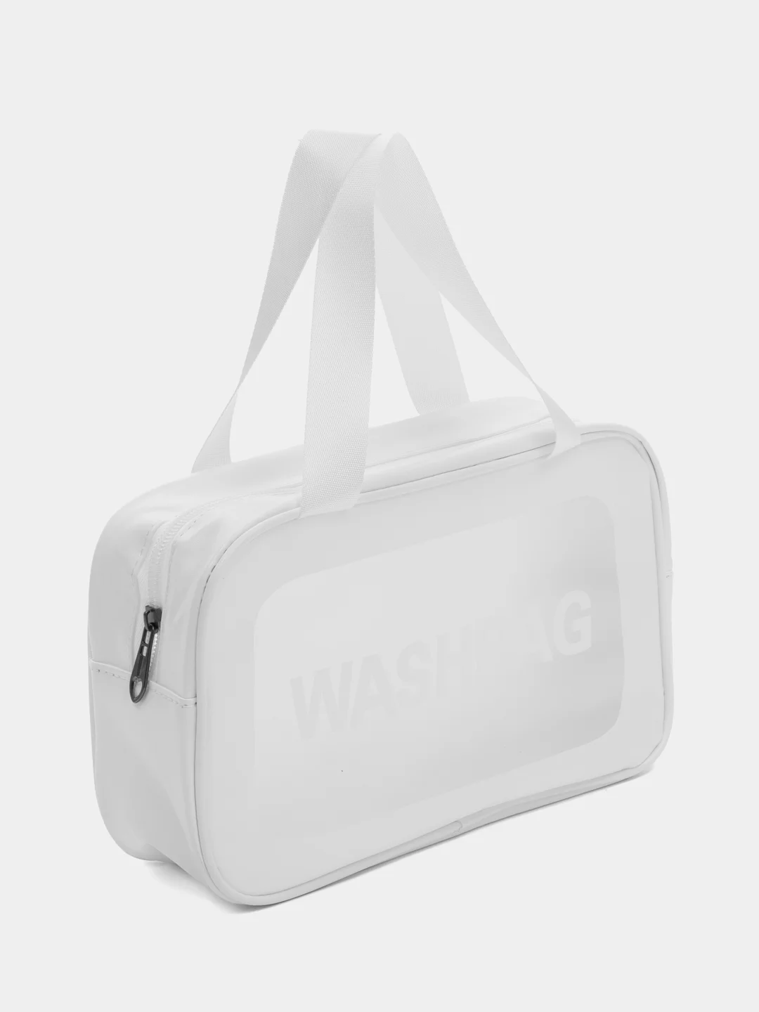 Белый сумка-косметичка органайзер Washbag для бассейнов, душа, лекарств (водонепроницаемая)