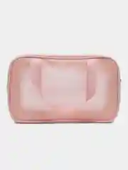 Розовый сумка-косметичка органайзер Washbag для бассейнов, душа, лекарств (водонепроницаемая)