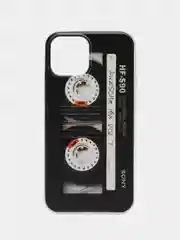Хром силиконовый чехол на iPhone 13 mini / Айфон 13 mini, с рисунком, защита камеры