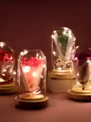Светильник - цветочная композиция, 15 см, 3хLR1130, 4 цвета