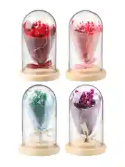 Светильник - цветочная композиция, 15 см, 3хLR1130, 4 цвета