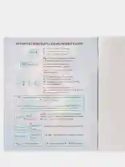 Алый тетрадь предметная 48 листов, набор/комплект из 10 тетрадей со справочным материалом