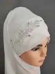 Прозрачный украшение на мусульманский платок веточка на Никах