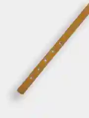 Бежевый ошейник для собак, одинарный, натуральная кожа