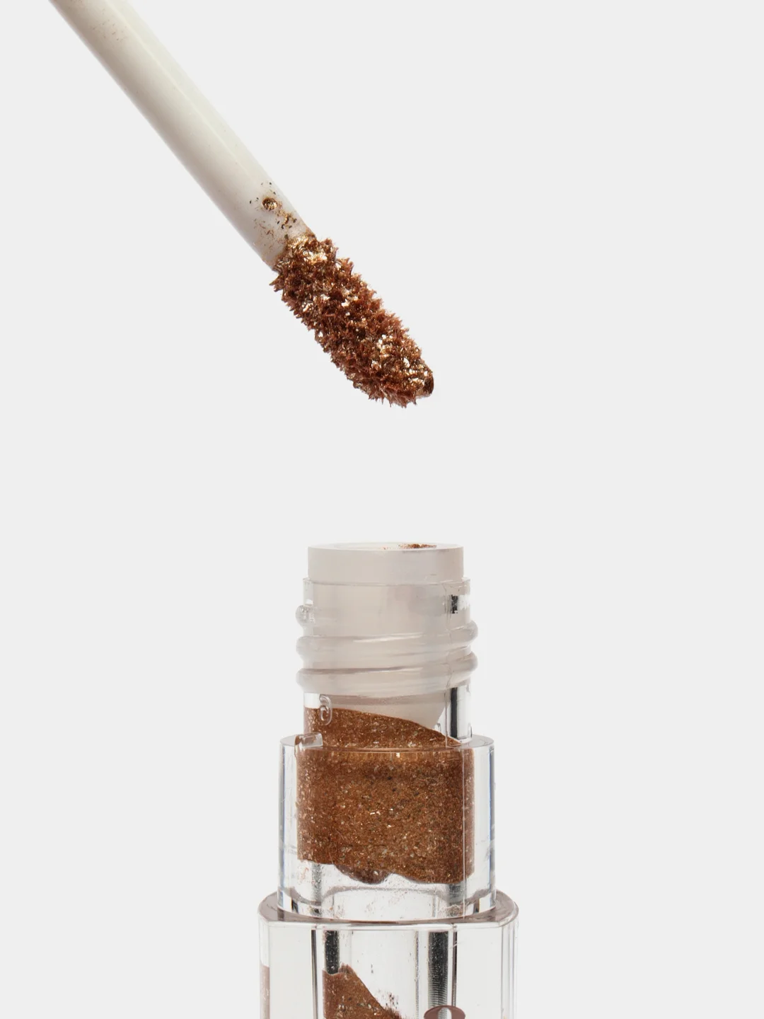 Светло-коричневый тени для глаз Liquid Eyeshadow, жидкие, с блестками