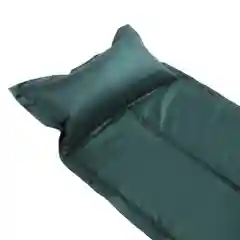 Зелёный хаки коврик самонадувающийся с подушкой, 180 х 59 см, полиэстер, поролон