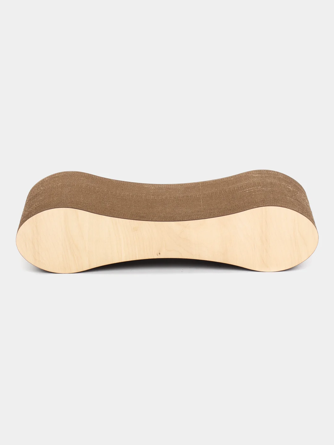 Cat Set "Когтеточка - лежанка Infinity WOOD" 55*23*13см, Когтеточка для кошек из картона