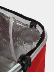 Красный термосумка с аккумулятором для холода