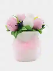 Розовый букет из мыла,мыльных роз,подарочный набор, подарок учителю,коллеге