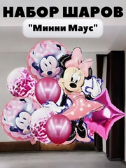 Набор шаров, шары на день рождения, "Микки Маус и Минни Маус"
