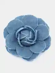 Джинсовый цветок брошь/джинсовая заколка