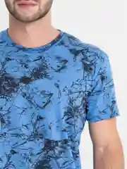 Лазурный футболка мужская хлопковая