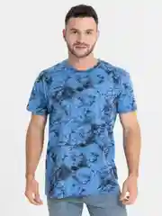 Лазурный футболка мужская хлопковая