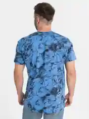 Лазурный футболка мужская хлопковая