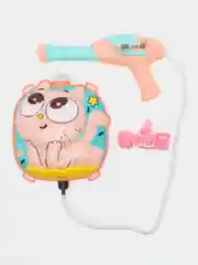 Водный пистолет с рюкзаком Кот, детская летняя водяная игрушка Baffy D0219