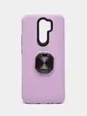 Аметистовый чехол противоударный с кольцом + подставка для Samsung A31 / A32 4G / Redmi 9