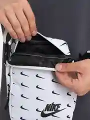 Белый сумка через плечо Nike heritage, с принтом