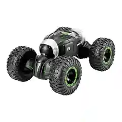 Зеленый трюковая радиоуправляемая машинка Твист багги 4WD, полный привод