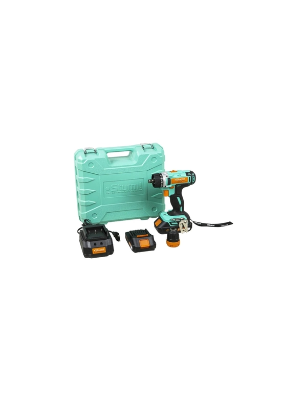 Дрель аккумуляторная Sturm! CD3618T 18 В, 1BatterySystem, 2 акк. 2,0Ач, кейс