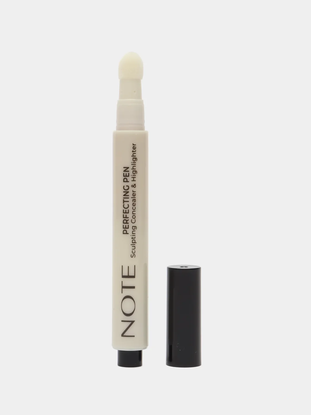 Бежевый корректор, консилер, хайлайтер 3в1 для лица NOTE Cosmetique perfecting pen