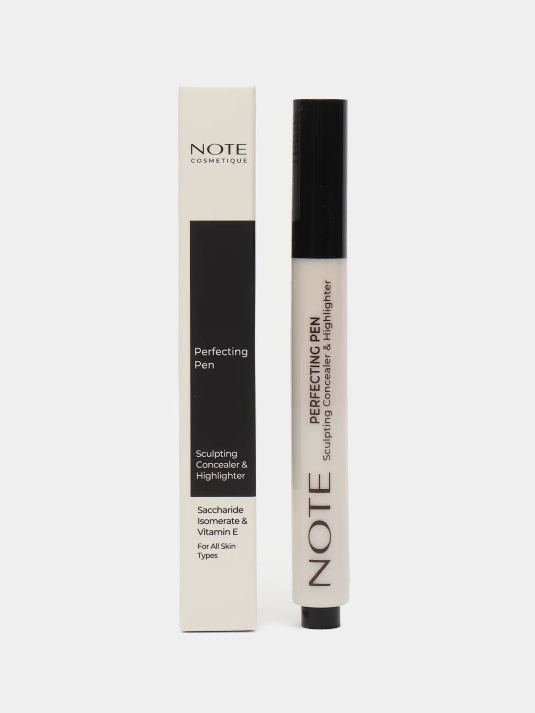 Слоновая кость корректор, консилер, хайлайтер 3в1 для лица NOTE Cosmetique perfecting pen