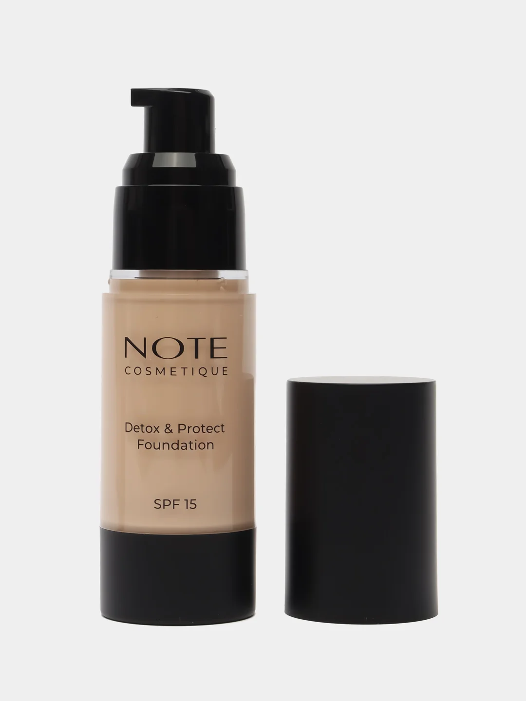 Слоновая кость тональная основа NOTE Cosmetique detox & protect foundation защитная с детокс-эффектом