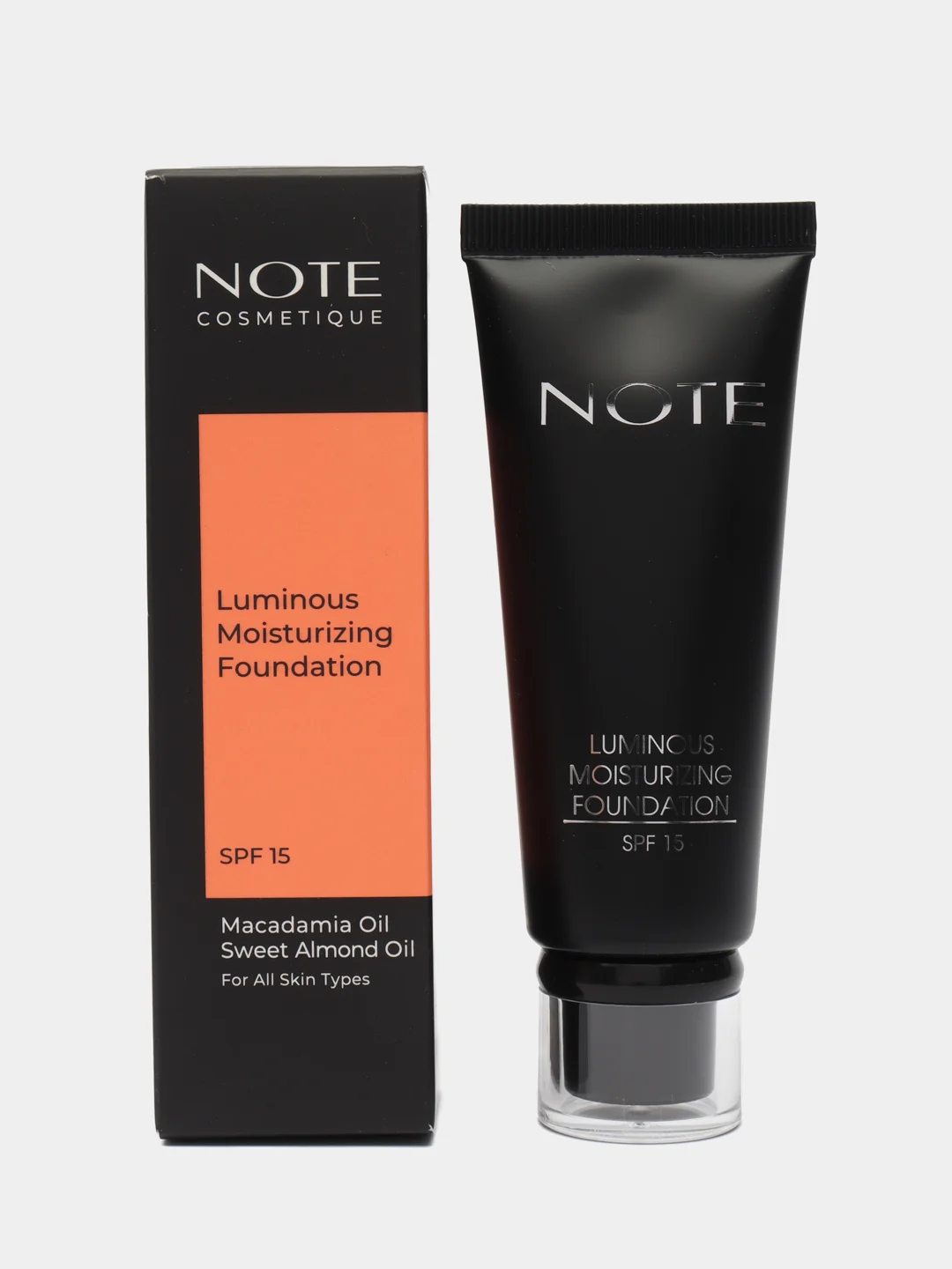 Карамельный тональная основа NOTE Cosmetique luminous moisturizing увлажняющая с эффектом сияния