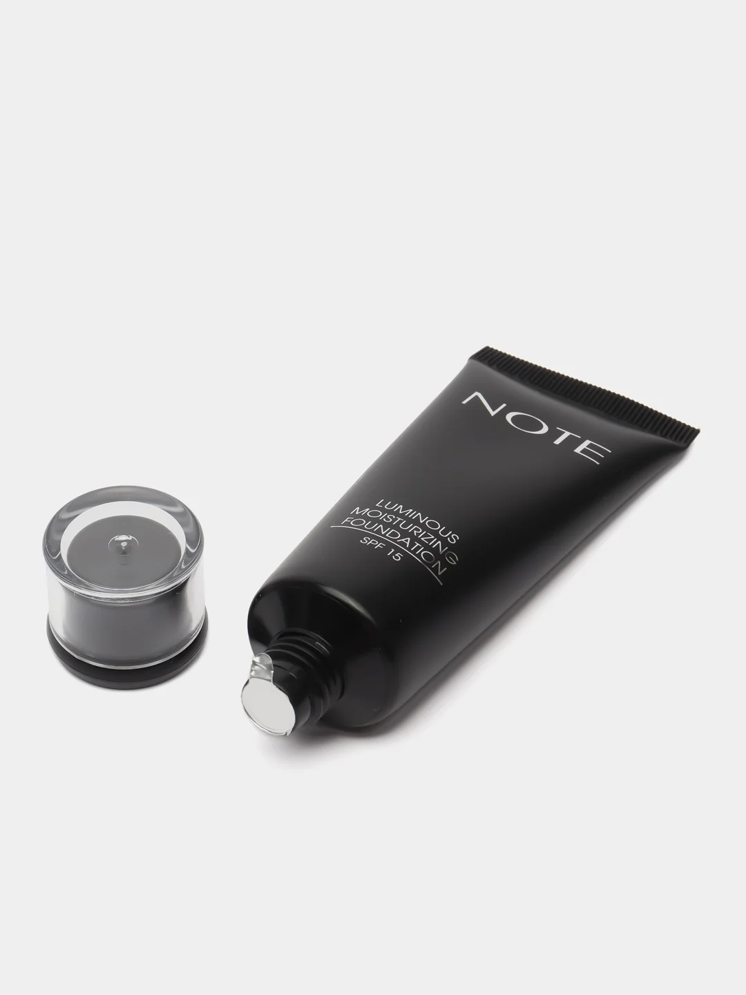 Бежевый меланж тональная основа NOTE Cosmetique luminous moisturizing увлажняющая с эффектом сияния