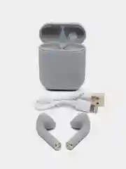 Серый металлик беспроводные наушники inpods 12, с микрофоном