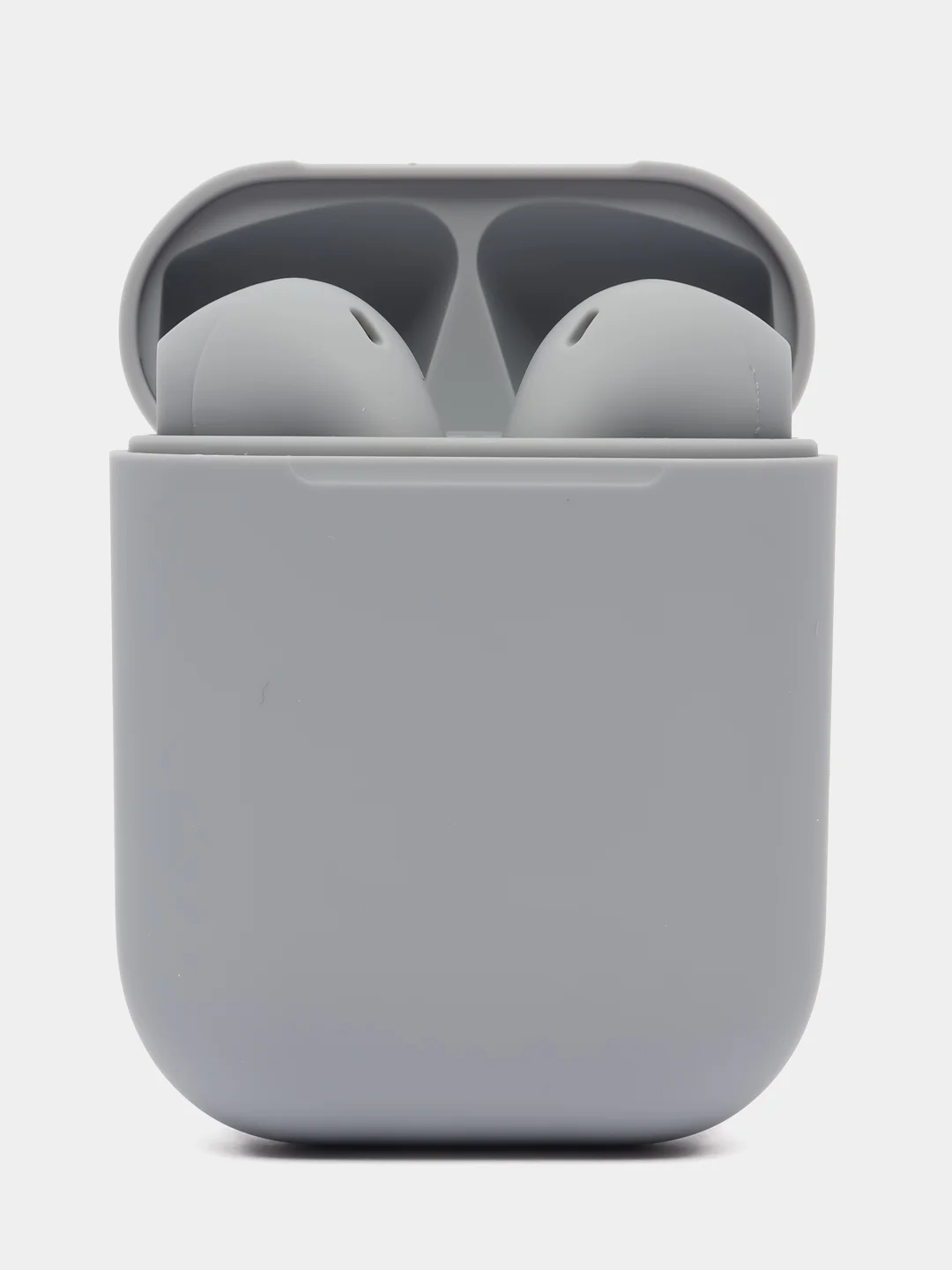 Серый металлик беспроводные наушники inpods 12, с микрофоном