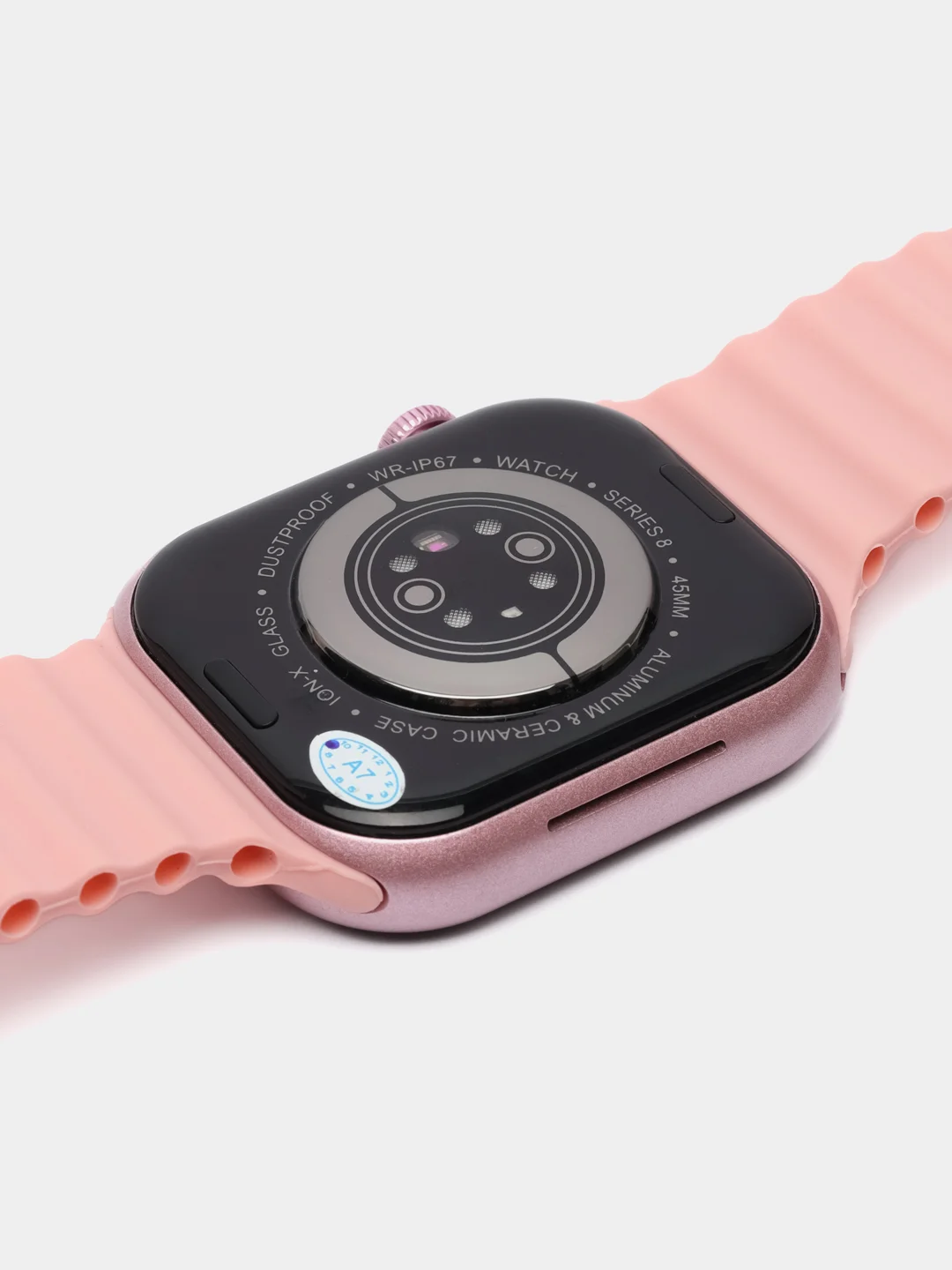 Розовый умные смарт-часы Smart Watch 9 серии "Премиум" 2024 45/41 мм